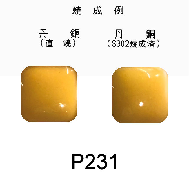 七宝釉薬　Ｐ２３１　クリームイエロー（玉黄）　３０ｇ